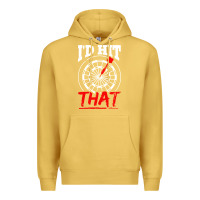 Antique Gold i'd hit that darts Premium Hoodie - artisFamous