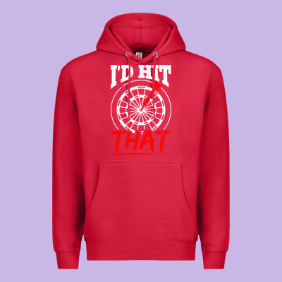 I'd Hit That Darts Premium Hoodie Designed By Artisfamous