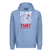 Colony Blue i'd hit that darts Premium Hoodie - artisFamous