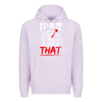 Lilac i'd hit that darts Premium Hoodie - artisFamous