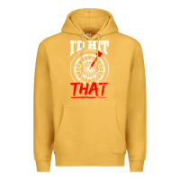 Mustard i'd hit that darts Premium Hoodie - artisFamous