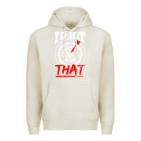 Oatmeal Heather i'd hit that darts Premium Hoodie - artisFamous