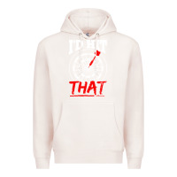 Pale Pink i'd hit that darts Premium Hoodie - artisFamous