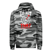 Slate Camo i'd hit that darts Premium Hoodie - artisFamous