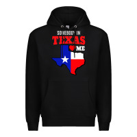 Black state of texas somebody loves me Premium Hoodie - artisFamous