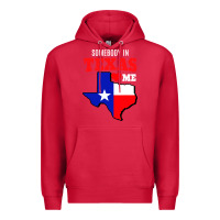 Cardinal state of texas somebody loves me Premium Hoodie - artisFamous