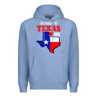 Colony Blue state of texas somebody loves me Premium Hoodie - artisFamous