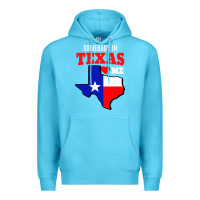 Ocean Blue state of texas somebody loves me Premium Hoodie - artisFamous