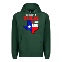 Sports Green state of texas somebody loves me Premium Hoodie - artisFamous
