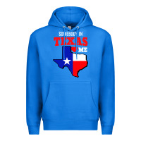 True Royal state of texas somebody loves me Premium Hoodie - artisFamous
