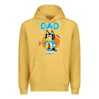 Antique Gold bluey dad lover forever Premium Hoodie - artisFamous
