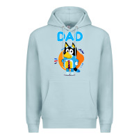 Blue Mist bluey dad lover forever Premium Hoodie - artisFamous
