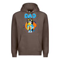 Coffee bluey dad lover forever Premium Hoodie - artisFamous