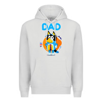 Dove Grey bluey dad lover forever Premium Hoodie - artisFamous