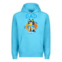 Ocean Blue bluey dad lover forever Premium Hoodie - artisFamous