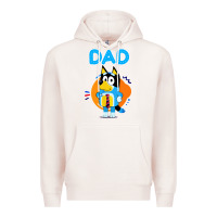 Pale Pink bluey dad lover forever Premium Hoodie - artisFamous