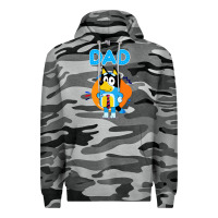 Slate Camo bluey dad lover forever Premium Hoodie - artisFamous