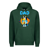 Sports Green bluey dad lover forever Premium Hoodie - artisFamous