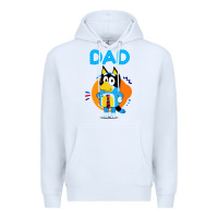 White bluey dad lover forever Premium Hoodie - artisFamous