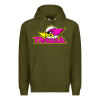 Army Green thrush Premium Hoodie - artisFamous
