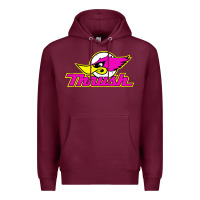 Burgundy thrush Premium Hoodie - artisFamous