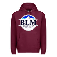 Burgundy buschs light matters Premium Hoodie - artisFamous
