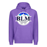 Purple buschs light matters Premium Hoodie - artisFamous