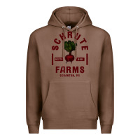 Chestnut the office schrute farms premium Premium Hoodie - artisFamous