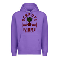 Purple the office schrute farms premium Premium Hoodie - artisFamous