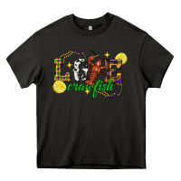 Asphalt mardi gras love crawfish Heavy Core Tee - FaDigitalArtStudio