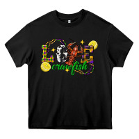 Black mardi gras love crawfish Heavy Core Tee - FaDigitalArtStudio