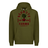 Army Green the office schrute farms premium Premium Hoodie - artisFamous