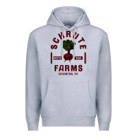Heather Grey the office schrute farms premium Premium Hoodie - artisFamous