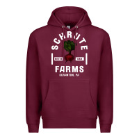 Burgundy the office schrute farms premium Premium Hoodie - artisFamous