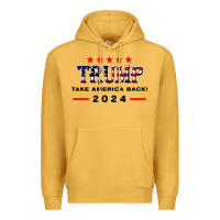 Mustard donald trump 2024 take america back election Premium Hoodie - artisFamous