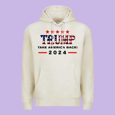 Donald Trump 2024 Take America Back Election Premium Hoodie Designed By Artisfamous