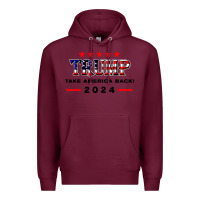 Burgundy donald trump 2024 take america back election Premium Hoodie - artisFamous