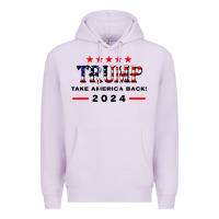 Lilac donald trump 2024 take america back election Premium Hoodie - artisFamous
