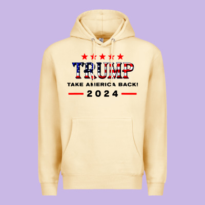 Donald Trump 2024 Take America Back Election Premium Hoodie Designed By Artisfamous