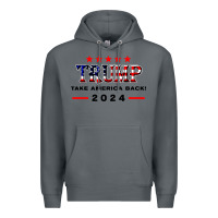 Rock donald trump 2024 take america back election Premium Hoodie - artisFamous
