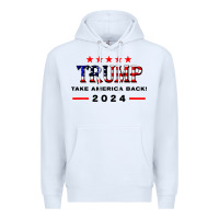 White donald trump 2024 take america back election Premium Hoodie - artisFamous
