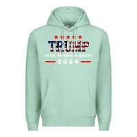 Seafoam donald trump 2024 take america back election Premium Hoodie - artisFamous