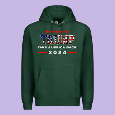 Donald Trump 2024 Take America Back Election Premium Hoodie Designed By Artisfamous