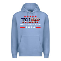 Colony Blue donald trump 2024 take america back election Premium Hoodie - artisFamous