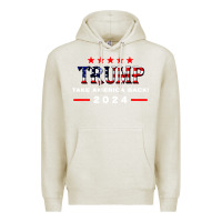 Oatmeal Heather donald trump 2024 take america back election Premium Hoodie - artisFamous