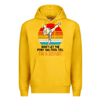 Lemon karate girl kick Premium Hoodie - artisFamous