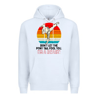 White karate girl kick Premium Hoodie - artisFamous