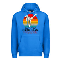 True Royal karate girl kick Premium Hoodie - artisFamous