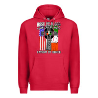 Cardinal irish by blood american Premium Hoodie - artisFamous