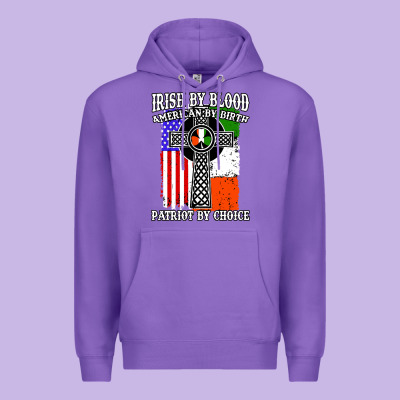 Irish By Blood American Premium Hoodie Designed By Artisfamous